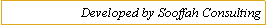Text Box:           Developed by Sooffah Consulting